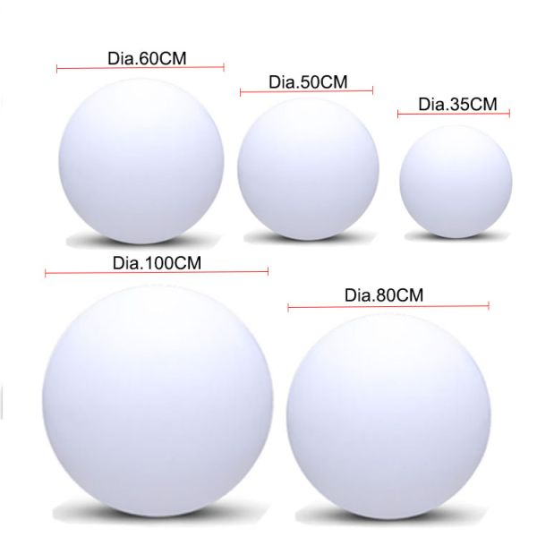 LED luminescent round ball lamp spherical landscape park scenic area courtyard grass lawn beautiful display bright lamp