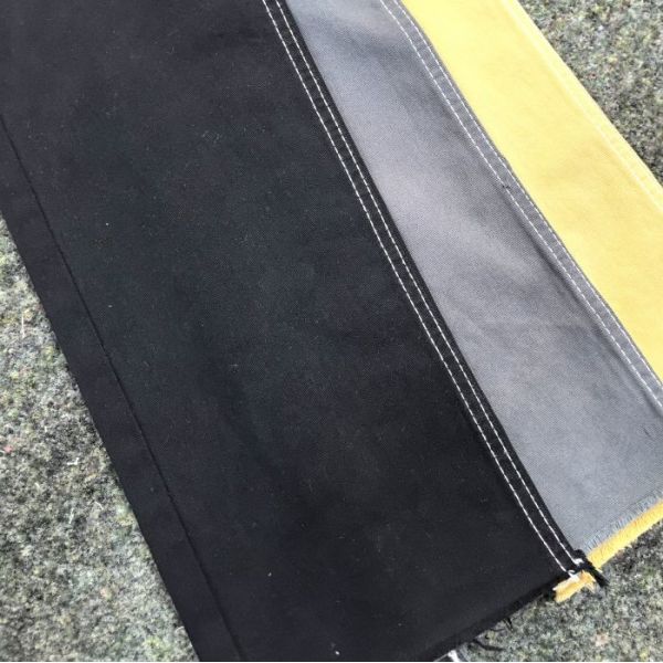 280GSM Color 100% Cotton Twill Fabric After Wash With Peach Brush