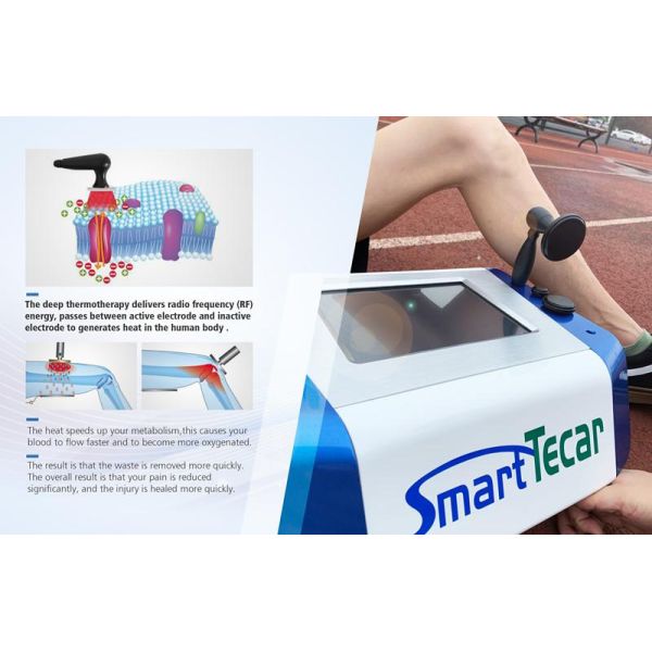 Body Massage RF Diathermy Diacare Machine Smart Tecar Physical Therapy Machine Capactive Energy Transfer