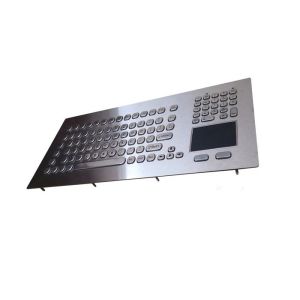 Buy cheap IP65 Outdoor Keyboard , Bolts Mounting Industrial Keyboard With Touchpad from wholesalers