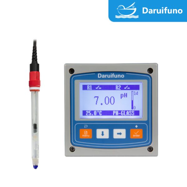 Online PH / ORP Transmitter With RS485 Two Relays 0/4~20mA Output For Sewage Or