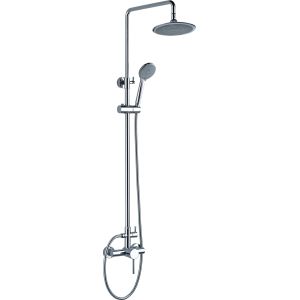 China Wall Mounted Single Handle Shower Faucet With ABS Hand Shower wholesale