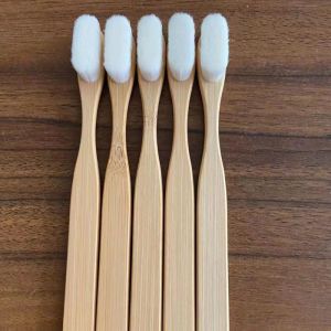 China Adult Natural Dupont Bristle Charcoal Bamboo Toothbrush For Travel wholesale