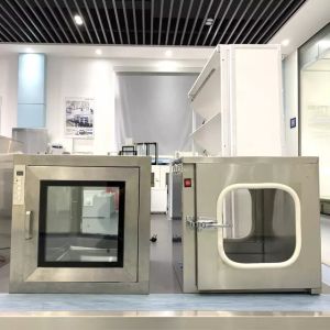 SUS304 Laboratory Pass Box UV Light Static And Dynamic Pass Box