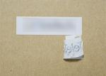 Matt White Coated Security Non Residue Security Labels Non Transfer