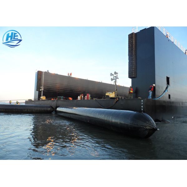 D1.8m*L20m Shipping Lauching Balloon Inflatable Rubber Airbag For Vessel 0
