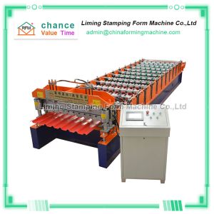 China Aluzinc Roofing Sheet Roll Forming Machine High Speed wholesale