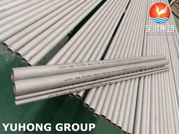 Quality ASTM A790 / A928 Duplex Stainless Steel Pipes S32750 S32760 S31254 254Mo for sale