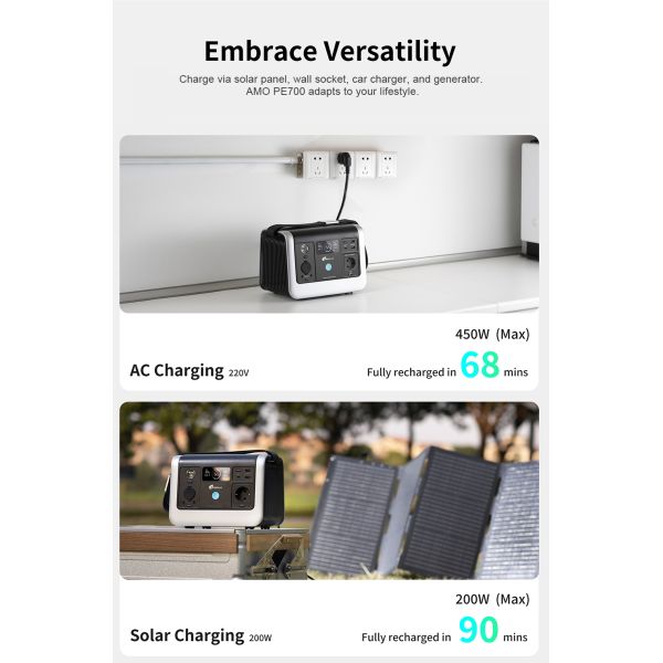 110v 220v 230v 700W 1000W 2000W Pure Wave Generator for and Portable Power Station