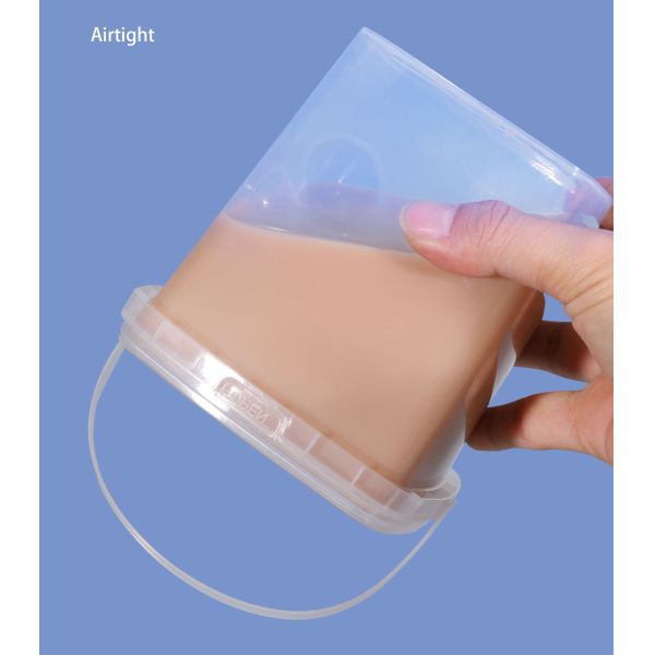 Transparent Plastic Round Custom Printed Ice Cream Candy Cookie Bucket With Lid for Milk