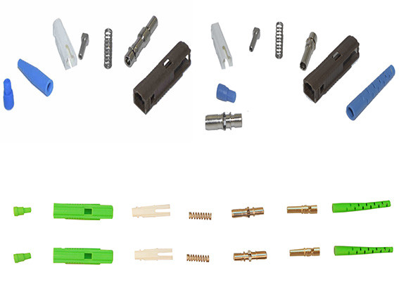 MU MU Fiber Optic Connectors , SMA 905 Fiber Connector High Density