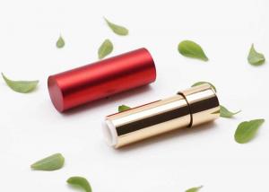 China Red Case With Gold Bottom 3.5g Aluminum Lipstick Tube Empty Lipstick Tube Manufacturer wholesale