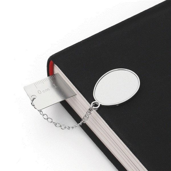 Sublimation Blank Metal Bookmark With Ruler Custom Photo Printing Bookmark