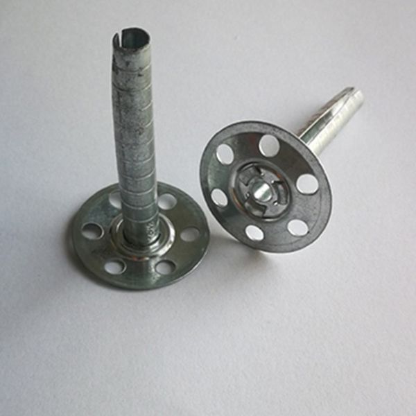 Silver Color Metal Insulation Fixings , Mechanical Fasteners For Rigid Insulation