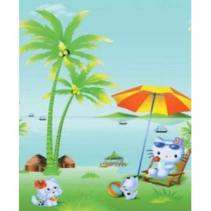 China Manual Fabric Patterned Roller Blind Beige with PVC Coating wholesale