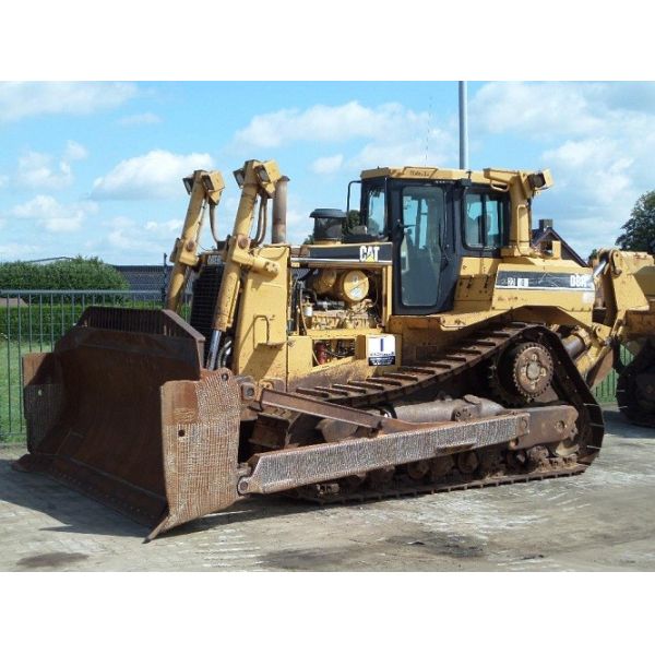 Used CAT D8R Bulldozer Original Engine 320HP 239kW For Mining