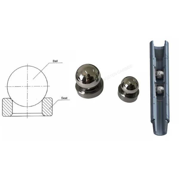 Tungsten Carbide API Valve Seat and Ball V11-175 for Oil Pump