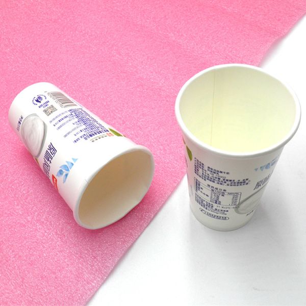 180ml 200ml Paper Yogurt Cups Leakeproof 6 Oz Ice Cream Cups With Lids