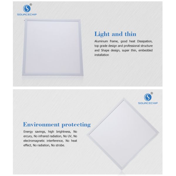 Good quality indoor 40w ultra thin led panel light 600x600