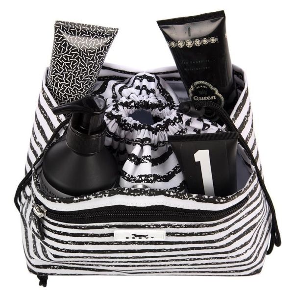 Makeup & Cosmetic Bag, Cinch-Top Closure, 4 Open Pockets, Water Resistant