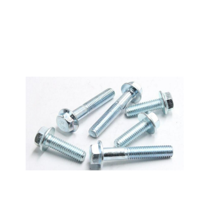 Black Finish High Strength Hex Flange Bolts 9.8 10.9 Fine Thread Grade 8 DIN Standard