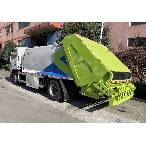 Rubbish Collection Vehicle Compression Garbage Truck With Hydraulic