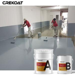 China Industrial Spaces Non Slip Epoxy Floor Coating Resistance To Wear Chemicals wholesale