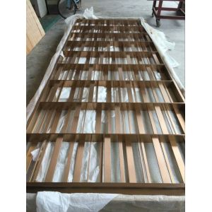 Buy cheap High Quality 304 Rose Gold ColorArchitecture Room Divider Screen Stainless Steel from wholesalers