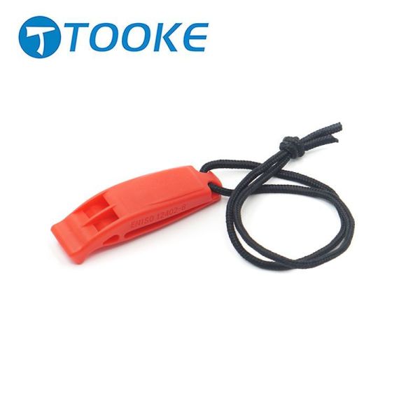 Emergency Safety Plastic Diving Whistle with Lanyard