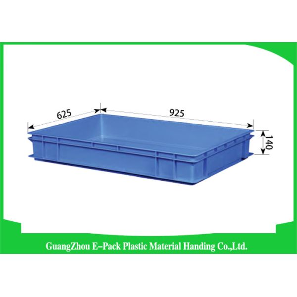 Quality Agriculture Plastic Stackable Containers Warehousing Durable 925 * 625 * 140mm for sale