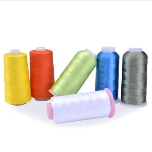 Dyed Polyester Embroidery Thread 5000m 75D 108D 120D 150D 300D