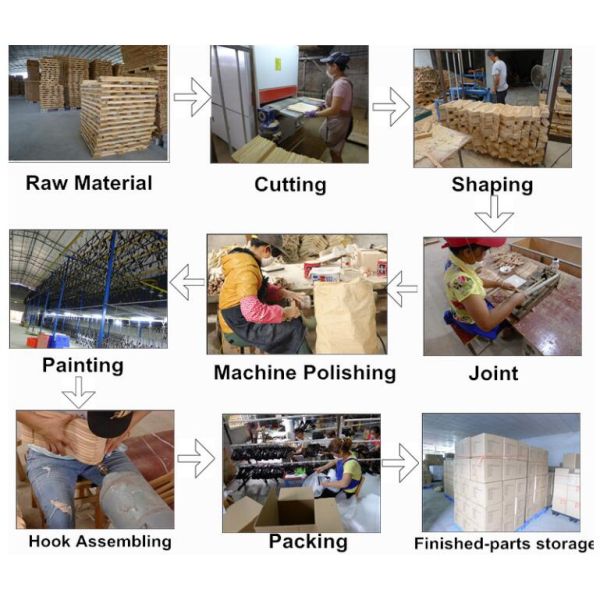 Durable Colored Wooden Clothes Hangers For Kids Clothing Shop Space Saving