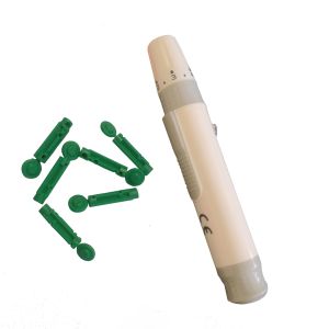 China Painless FDA Adjustable Lancing Device For Blood Glucose Meter wholesale