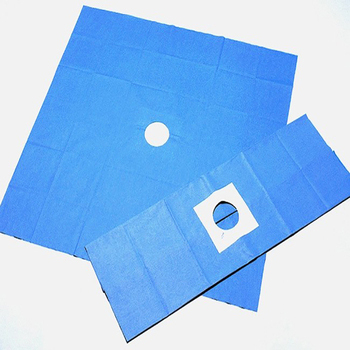 SMS Coated Sterile Aperture Drape Medical Disposable Surgical With Hole