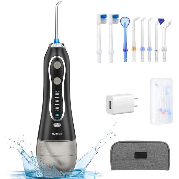 5 Working Modes Oral irrigator Water Flosser , IPX7 Water Flosser With 300ml Tank