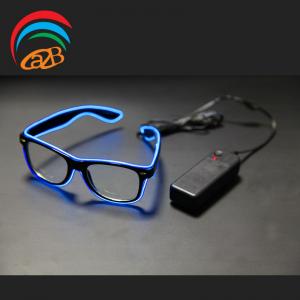 China high quality el glasses/el wire glasses/el wire sunglasses for party events on sale