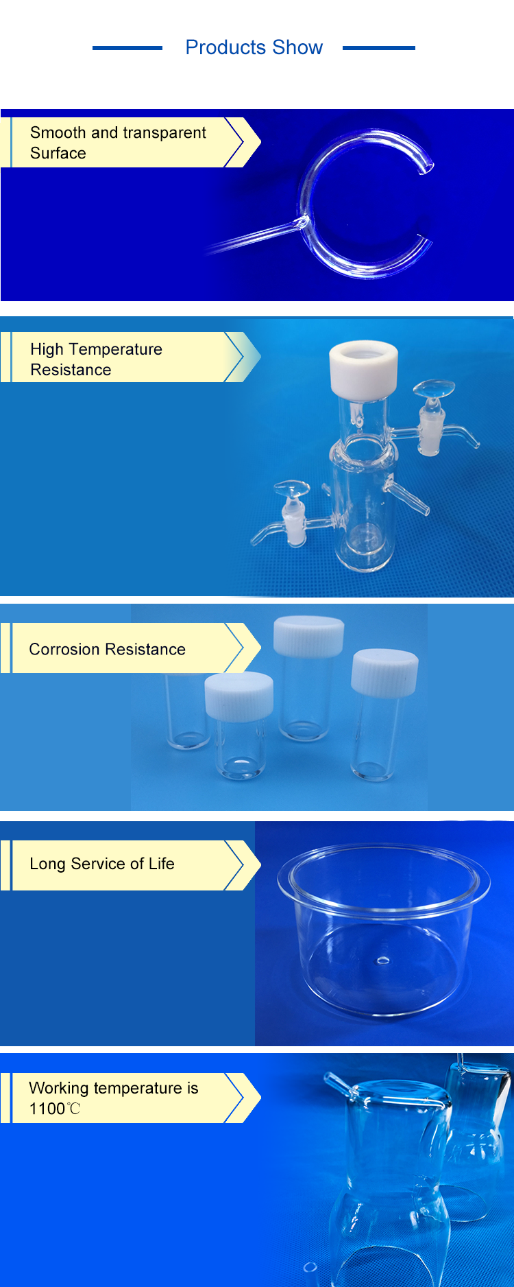 Customized Quartz Apparatus Optical Lab Instruments For Semiconductor Field