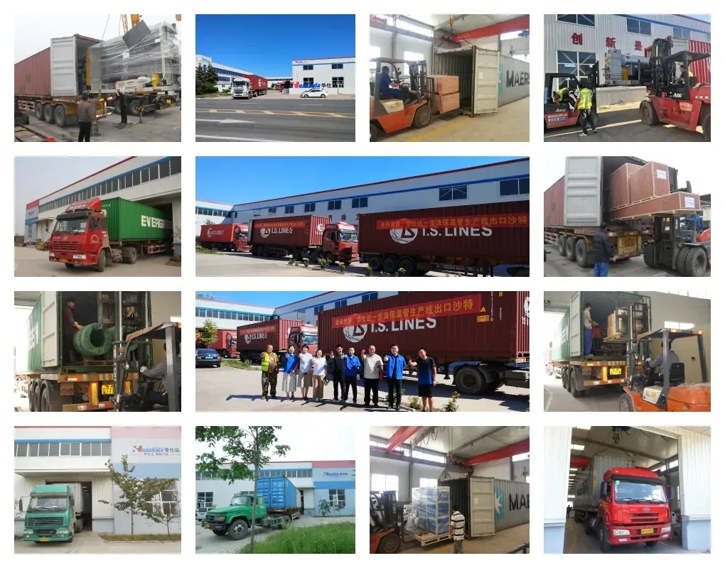 Spiral HDPE Pipe Manufacturing Line Large Diameter Pipe Extruder Structured Wall Sewer Pipe Line