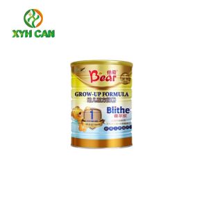 China Recyclable Round Tin Gift Box / Commercial Hard Candy In Metal Tin 800g-1000g wholesale