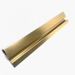 China Antiwear Metal Corner Profile Stainless Steel Trim Strip  Brass Tile Edge Trim 10mm 20mm For Glass Partition wholesale