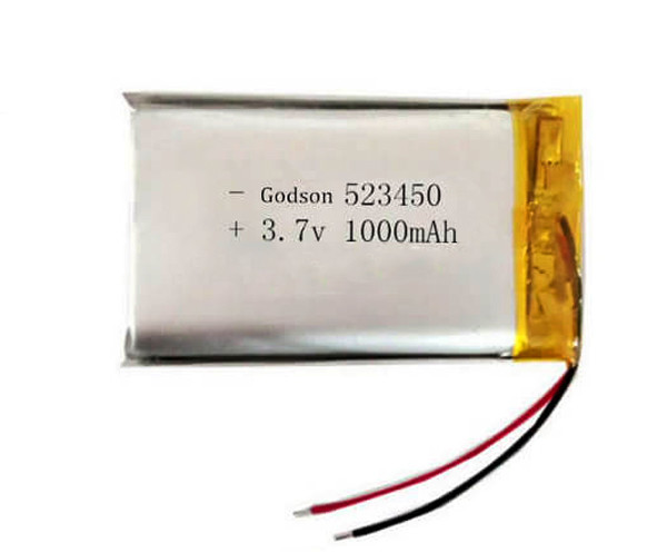 Polymer Lithium Ion Battery Emergency Light Battery 300mAh 3.7V 60 Centigrade