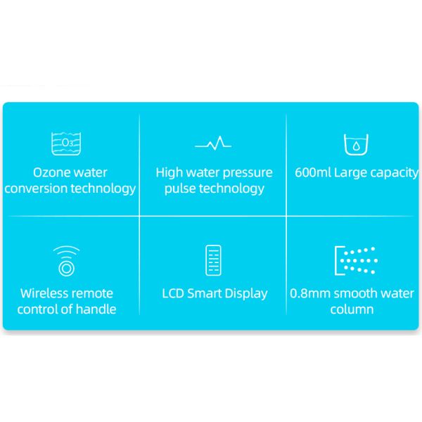 Nicefeel 0.05-0.7ppm Ozone Oral Irrigator Dental Water Flosser
