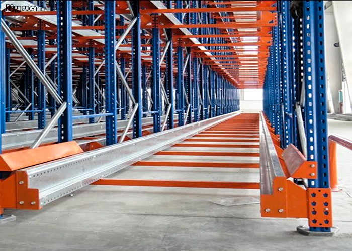 China Powder Coated Radio Shuttle System , Automated Pallet Storage Systems Optional Color wholesale