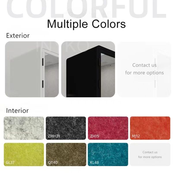 Modern High Density Soundproof Office Pod Karaoke Booth Prefab Modular Capsule House