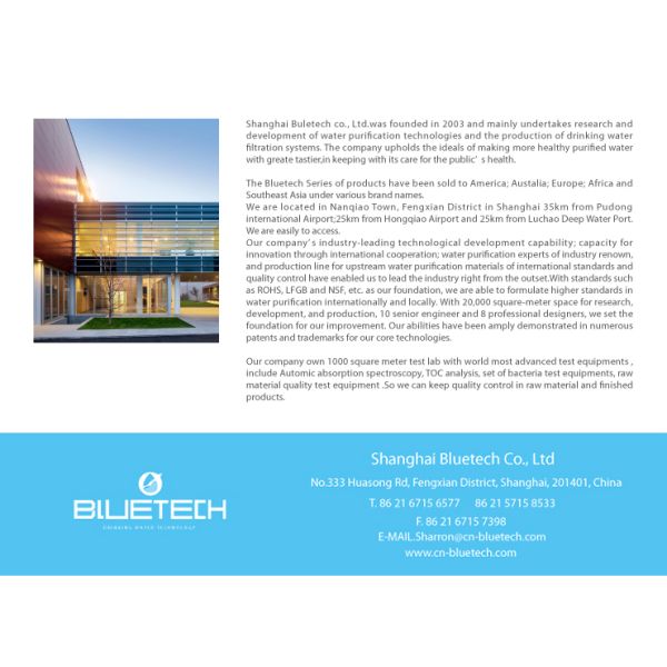 3.8L Bluetech Water Filtration System / Alkaline Water Purification Pitcher Jug