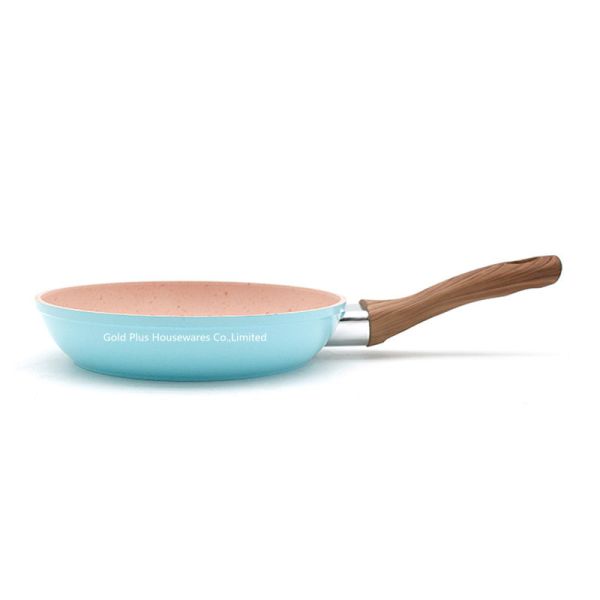 Portable 2 Layer Granite Coating Non Stick Pizza Pan With Induction Bottom