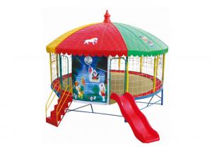 China Safety Indoor Bungee Trampoline , Inflatable Bungee Trampoline With Protect Net wholesale
