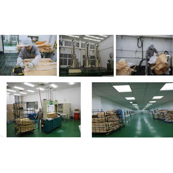 Beige Circular 1 ton Food Grade FIBC with two handlings UV treated