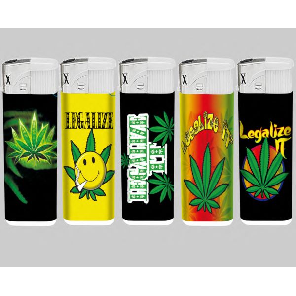 Custom Logo Electric Gas Lighter with Refillable Function and Plastic Material