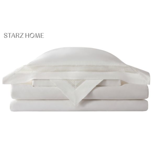 Hotel 3-4kg Jacquard Cotton Bedding Set with 100% Cotton Pillow Case and Soft Texture